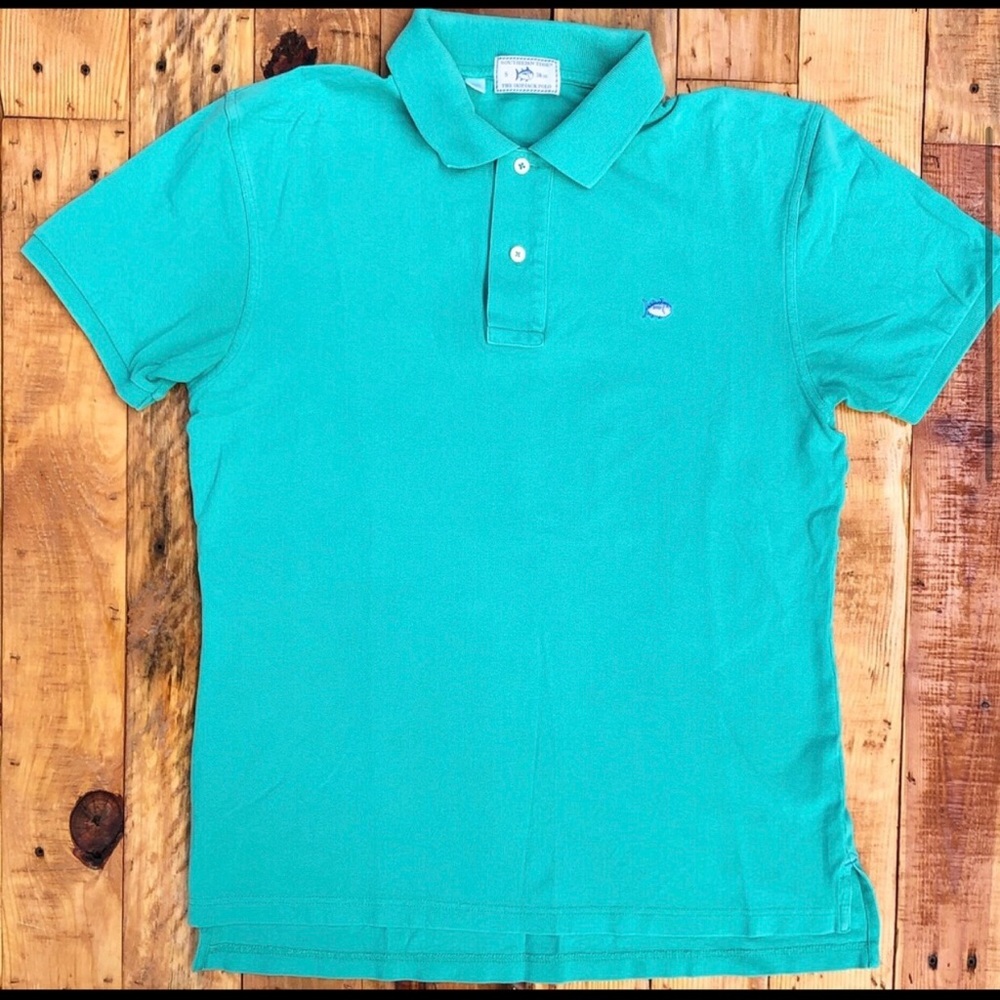 Southern Tide Skipjack Polo Green-Small